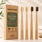 Boar Bristle Tooth Brush (4 Pack)